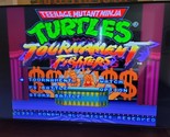 Vintage SNES TMNT Tournament Fighters Video Game Missing Cover Tested &amp; ... - $21.77