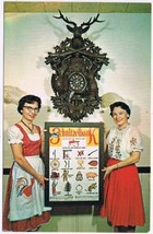 Postcard Cuckoo Clock Frankenmuth Bavarian Inn Michigan - £2.29 GBP