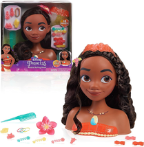 Moana Styling Head and Accessories,18-Pieces, Pretend Play, Toys for Ages 3 up - £25.18 GBP