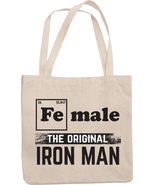 Make Your Mark Design The Original Iron Man Funny Reusable Tote Bag for ... - £16.98 GBP