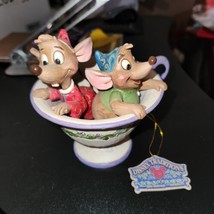 &quot;Tea for Two&quot; Disney Traditions Jim Shore Cinderella Mice Walt Disney Showcase - £37.42 GBP