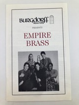 1991 Program Burgdorff Realtors Presents Rolf Smedvig in Empire Brass - £11.10 GBP