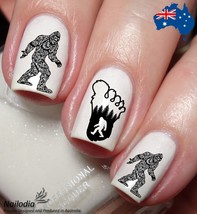 Bigfoot Nail Art Decal Sticker Water Transfer Slider - $4.59