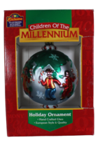 Toys R Us Children of the Millennium Holiday Hand Crafted Glass Ornament... - $17.29