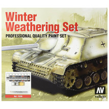 Vallejo Model Colour Winter Weathering &amp; Instructions Set - £44.00 GBP