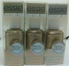 Lot of 3 Essie Nail Polish Metallic - Treat Love &amp; Color  #80 Glow The Distance - £12.36 GBP