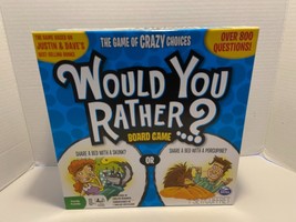 Spin Master Would You Rather? Board Game The Game Of Crazy Choices Famil... - $7.43
