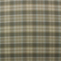 Waverly Tartan Terrain Shale Plaid Olive Green Flannel Like Fabric By Yard 54&quot;W - £9.91 GBP