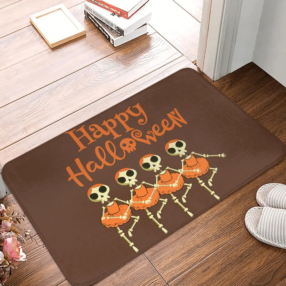 Bathroom Mat Happy Halloween Trick Or Treat Rug Home Doormat Living Room Carpet  - $15.99