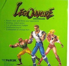 Legionnaire Arcade Flyer 1992 Original Video Game Vintage Retro Artwork Promo - £16.12 GBP