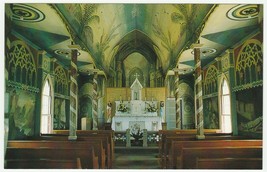 Vintage Postcard St. Benedict&#39;s Catholic Church Interior Honaunau Kona Hawaii - £4.68 GBP