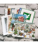 Christmas Cards Assorted Lot Of 10 All Different Seasons Greetings W/ En... - £9.24 GBP