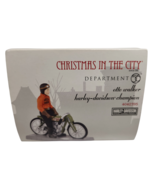 DEPT 56 CHRISTMAS IN THE CITY OTTO WALKER HARLEY DAVIDSON CHAMPION NEW - $28.71