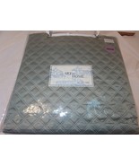 Ann Gish Art of Home Double Diamond 3P Queen Coverlet Shams Set Sea Blue... - $316.75