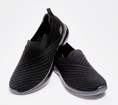 Skechers Ultra Flex Washable Solid Knit Slip-On  Sky&#39;s The Limit in Black 10 M - £42.62 GBP