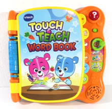 VTech TOUCH &amp; TEACH WORD BOOK Interactive Educational Baby Toddler Toy - £10.95 GBP