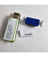 Leviton M1636-B 20A-125V Lev-Lok Blue Commercial Grade 20-Amp Duplex Rec... - £3.89 GBP