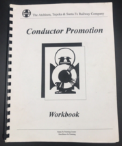 Vintage 1994 ATSF Santa Fe Railway Conductor Promotion Workbook Training... - $18.55
