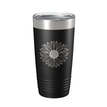 Sunflower Tumbler Sun Flower Gift For Women Travel Mug Insulated Laser Engraved  - £23.42 GBP