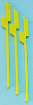 Set of 3 AIR WEST  5&quot; Swizzle Stick, Pre-owned - £5.46 GBP