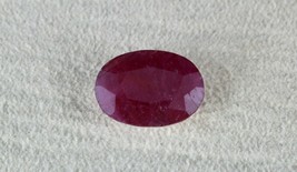 Certified Big Natural Untreated Ruby Oval Cut 11.65 Cts Gemstone Ring Pendant - £789.61 GBP