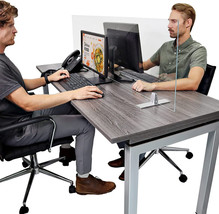 Free Standing Screen Privacy Desk Divider Home &amp; Office - £238.06 GBP