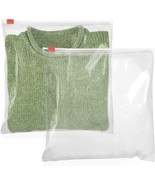 50 Slider Zip Lock Bags 16x16 Clear Reclosable Poly Bags - £27.15 GBP