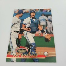 1993 Topps Pat Borders #1 Stadium Club Toronto Blue Jays Baseball Card - £0.79 GBP