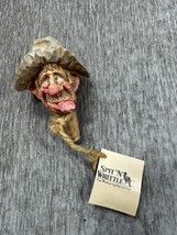 Vintage Spit N Whittle Bottle Stopper Amos Snot Fuller Cork Cowboy Weste... - $24.74