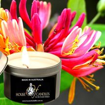 Japanese Honeysuckle Eco Soy Wax Scented Tin Candles, Vegan Friendly Hand Poured - £11.79 GBP+