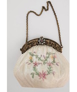 Collectible N Stalgia Miniature Handbag Figurine rhinestone, gold tone c... - $19.99