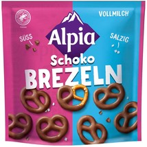 Alpia Salted PRETZELS dipped in MILK Chocolate 140g  FREE SHIPPING - $9.65