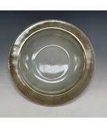 Vintage FEDERAL GLASS Mesa Glass Iridescent Brown Rim Soup Bowl Speckle A41 - $31.17 CAD