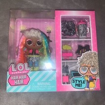 L.O.L. Surprise Hair Hair Hair Fashion Doll with Accessories Style Me Rainbow - £11.98 GBP