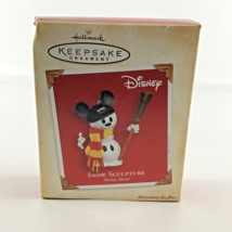 Hallmark Keepsake Christmas Ornament Disney Mickey Mouse Snow Sculpture ... - $15.80