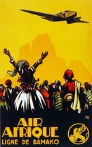 Air Afrique ligne de Bamako Decorative Poster. Fine Graphic Art Design. 2845 - £13.41 GBP+