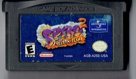 Nintendo Gameboy Advance Spyro 2 Season Of Flame Video Game Cart Only - £14.50 GBP