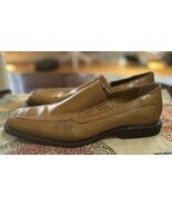 Men&#39;s Giorgio Brutini Light Brown Leather Stitch Slip On Loafers Shoes S... - $383.60 MXN