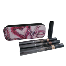 Nudestix 3 Eye Shades Lilith, Immortal, Burnish w Sharpener &amp; Love Mirro... - $27.80