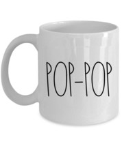 Pop-pop Coffee Mug Funny Father&#39;s Day Tea Cup Ceramic Christmas Gift For Dad - £12.61 GBP+