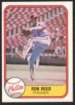 Philadelphia Phillies Ron Reed 1981 Fleer Baseball Card #11 nr mt - $0.50