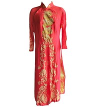 NWOT Handpainted Vietnamese Special Occasion Ao Dai for Wedding or TET - £26.16 GBP