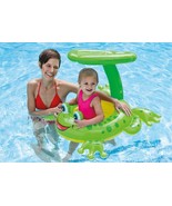 INTEX Baby Float FROG w/ Canopy Ages (1-2) Max Weight 25 Lbs FROGGY Pool... - £13.52 GBP