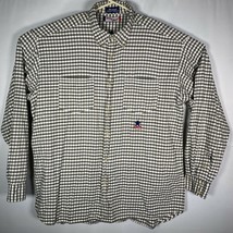 Tony Lama Western Apparel Button Down Long Sleeve Shirt Sz XXL Checkered - £17.34 GBP