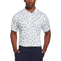 NWT Men&#39;s XL jack nicklaus golden bear golf staydri polo shirt white/floral - $33.24