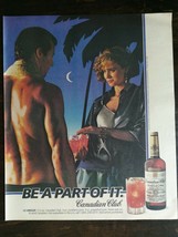 Vintage 1986 Canadian Club Whiskey Be Part of It Full Page Original Ad - 721 - £5.20 GBP