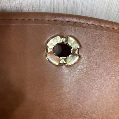 Vtg Coach Briefcase Messenger Bag Full Grain Leather Tobacco Brown 1980s USA Item image 12