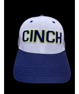 Cinch Hat Baseball Ball Cap Spell Out White Blue Snapback Stitched NEW Mens - $555.47 MXN