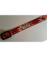 BALTIMORE ORIOLES  Tooled Genuine Leather Belt &amp; Matching  O&#39;s Buckle Le... - $60.86 CAD