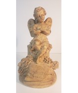 Sitting Angel Statue “Friede Sei Mit Euch” Peace &amp; Blessing Figurine 10” - €25,67 EUR